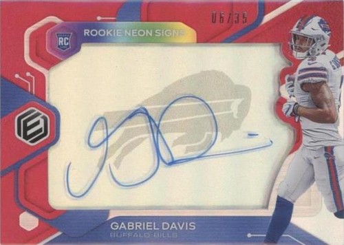 2020 Panini Elements Gabriel Davis #RNS-GD