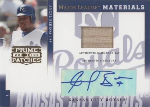 2005 Donruss Prime Patches - Angel Berroa #MLM-33