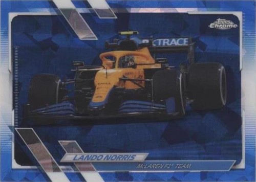 2021 Topps Chrome F1 Sapphire Edition #52 LANDO NORRIS