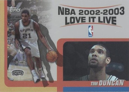 2003-04 Topps - Tim Duncan #LL-TD