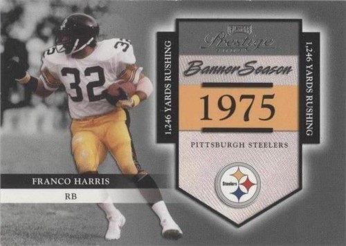 2002 Playoff Prestige Franco Harris #BS-13