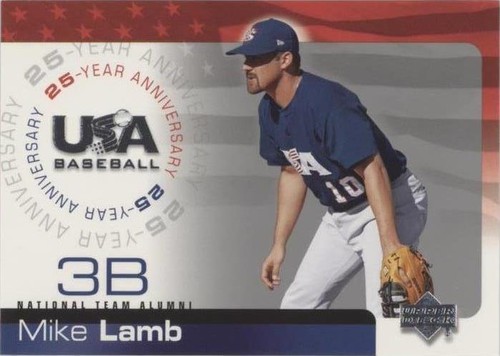 2004 Upper Deck USA Baseball 25-Year Anniversary - Mike Lamb #USA-108