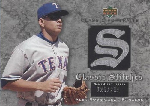 2003 Upper Deck Classic Portraits - Alex Rodriguez #GJ-AR