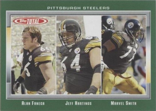 2006 Topps Total Alan Faneca Jeff Hartings Marvel Smith #87