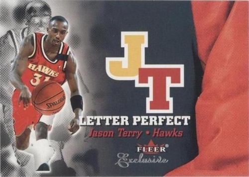 2001-02 Fleer Exclusive - Jason Terry #20 LP