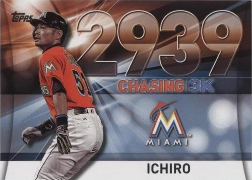 MLB イチロー 2016 TOPPS NOW 3000本安打　記念 カード topps 2016 イチロー 3000本安打記念野球カード - メルカリ
