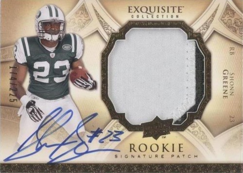 2009 Upper Deck Exquisite Collection Shonn Greene #179