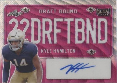 2022 Leaf Metal Draft Kyle Hamilton #DB-KH1