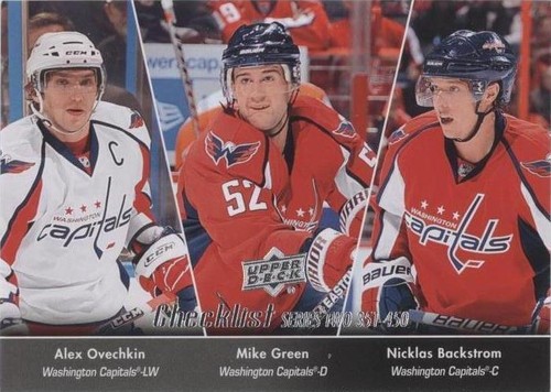2010-11 Upper Deck - Alex Ovechkin Mike Green Nicklas Backstrom #450