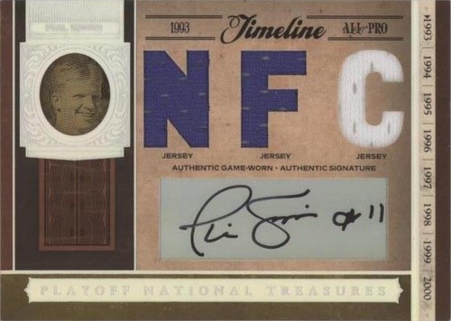 2006 Playoff National Treasures Phil Simms #TL-PS