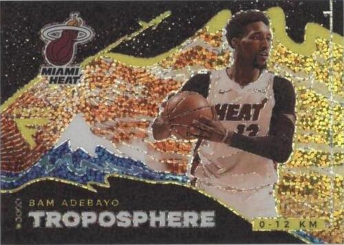 BAM ADEBAYO /10 Miami Heat 2020-21 Panini Flux Fluid #4
