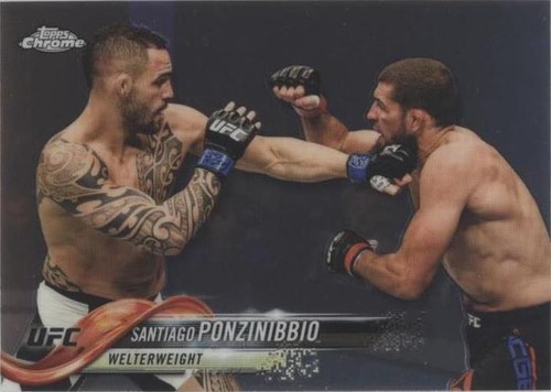 2018 Topps Chrome UFC - Santiago Ponzinibbio #88