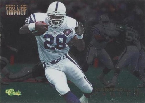1995 Classic Pro Line Marshall Faulk #I-10