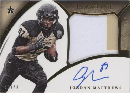 2015 Panini Immaculate Collection Collegiate Jordan Matthews #31