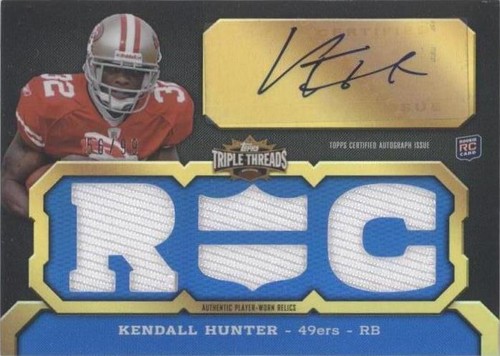2011 Topps Triple Threads Kendall Hunter #112