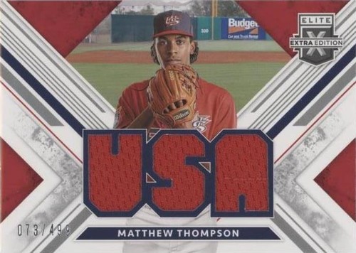 2019 Panini Elite Extra Edition - Matt Thompson #USA-MT