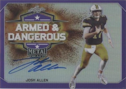 2018 Leaf Metal Draft Josh Allen #AD-JA1
