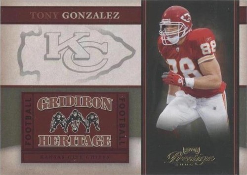 2006 Playoff Prestige Tony Gonzalez #GH 34