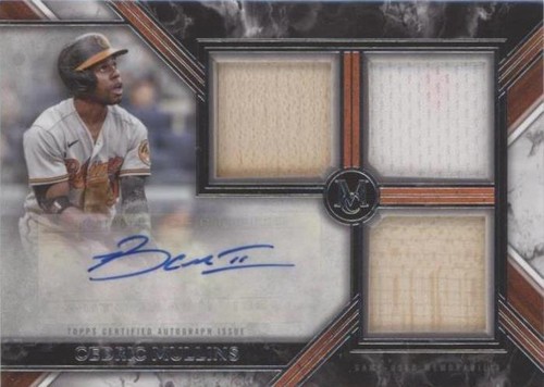 2022 Topps Museum Collection - Cedric Mullins #SWTRA-CM