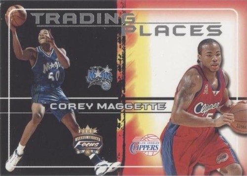 2001-02 Fleer Focus Jersey Edition - Corey Maggette #6 TP