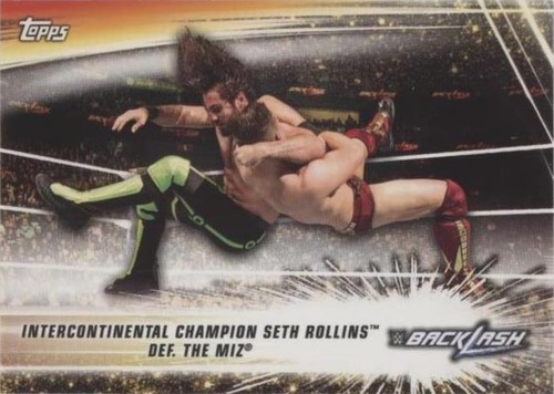 2019 Topps WWE Summerslam - Seth Rollins The Miz #61