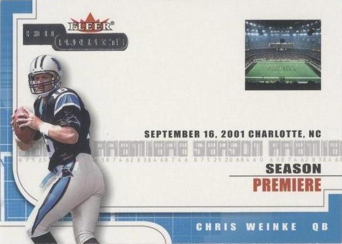 2001 Fleer Hot Prospects Chris Weinke #106