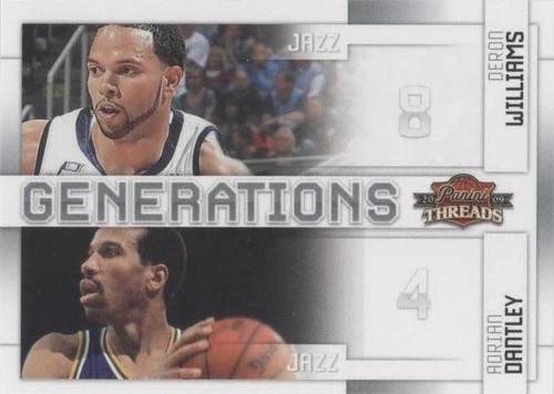 2009-10 Panini Threads - Adrian Dantley/Deron Williams #9