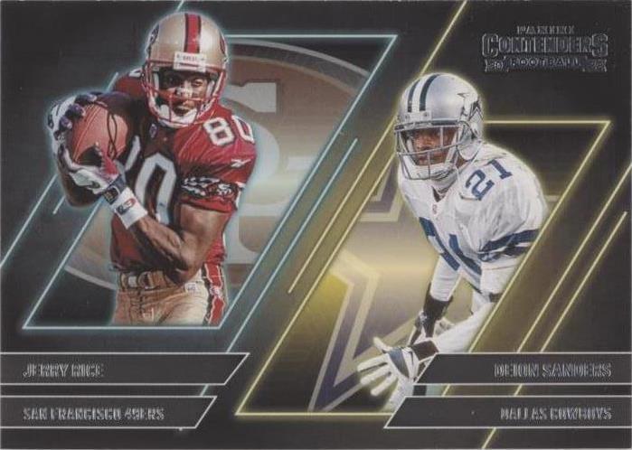 2022 Panini Contenders Deion Sanders Jerry Rice #CS-RS