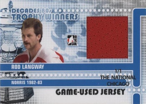 2010-11 In the Game Decades 1980s - Rod Langway #TWJ-11