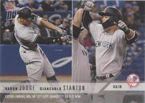 2018 Topps Now - Aaron Judge Giancarlo Stanton #296