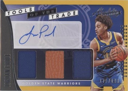 2019-20 Panini Absolute Memorabilia - Jordan Poole #TT3-JPL