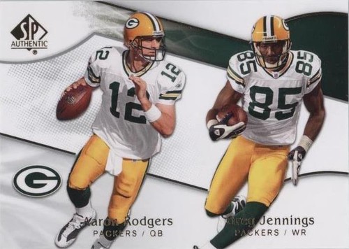 2009 SP Authentic Aaron Rodgers Greg Jennings #152