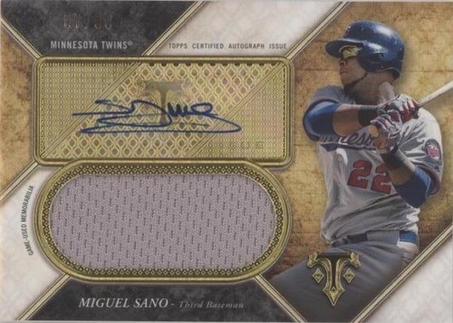 2017 Topps Triple Threads - Miguel Sanó #UAJR-MA