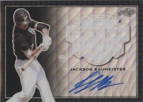2020 Leaf Perfect Game National Showcase - Jackson Baumeister #BA-JB2