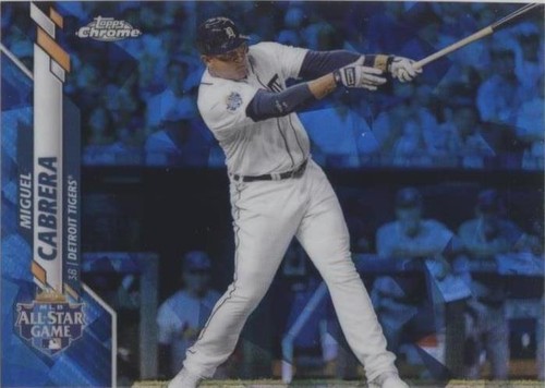 2020 Topps Chrome Update Series Sapphire Edition - Miguel Cabrera #U-55