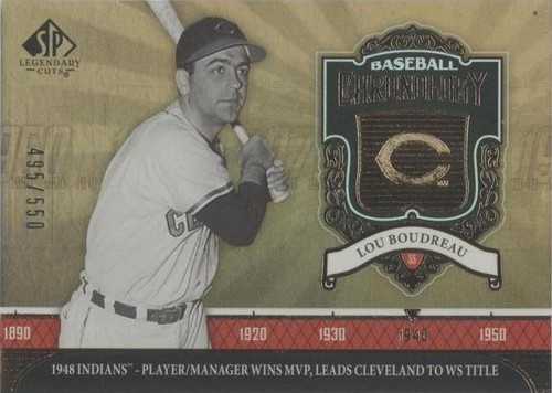 2006 SP Legendary Cuts - Lou Boudreau #BC-LB