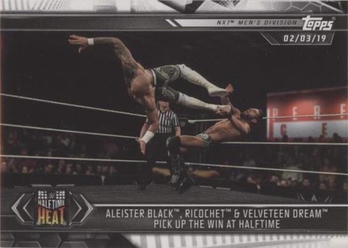 2019 Topps WWE NXT - Aleister Black Ricochet Velveteen Dream #75