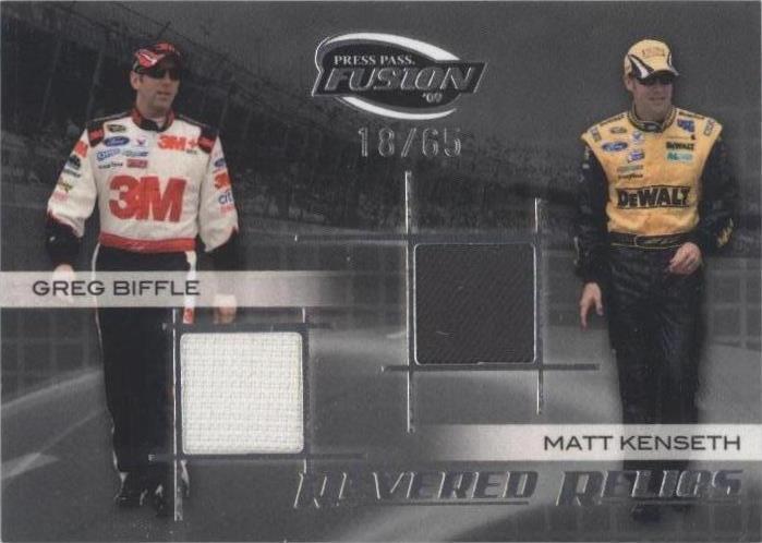 2009 Press Pass Fusion - Greg Biffle Matt Kenseth #RR-GBMK
