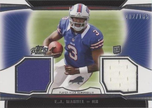 2013 Topps Prime EJ Manuel #DR-EM