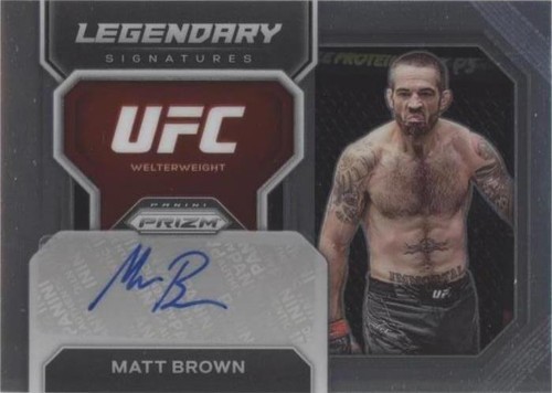 2023 Panini Prizm UFC - Matt Brown #LS-MBR