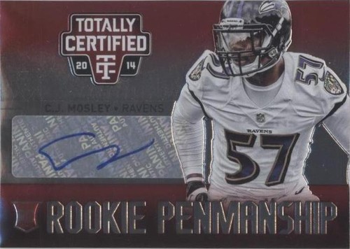 2014 Panini Totally Certified C.J. Mosley #RP-CJ
