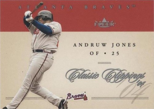 2004 Fleer Classic Clippings - Andruw Jones #11