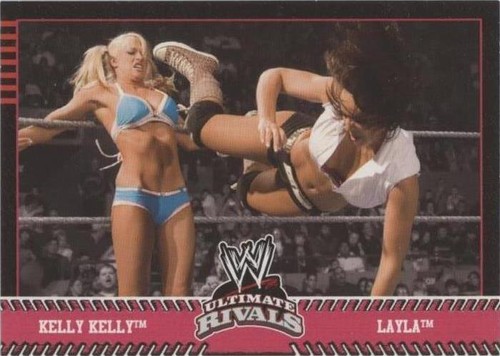 2008 Topps WWE Ultimate Rivals - Kelly Kelly Layla #69