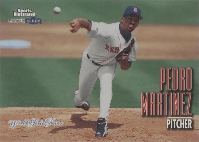 Fleer Pedro Martinez Baseball Boston Red Sox Sports Trading Fleer Pedro Martinez Baseball Boston Red Sox Sports Trading