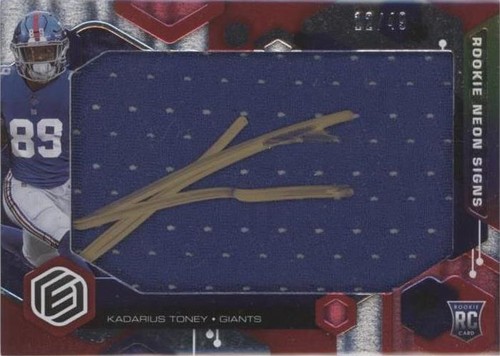 2021 Panini Elements Kadarius Toney #RNS-KTO