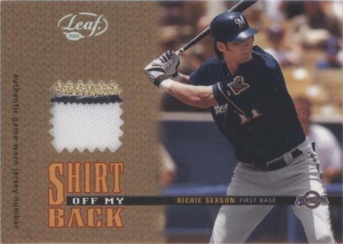 2004 Leaf - Richie Sexson #SOMB-8