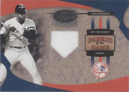 2005 Leaf Certified Materials - Dave Winfield #FG-24