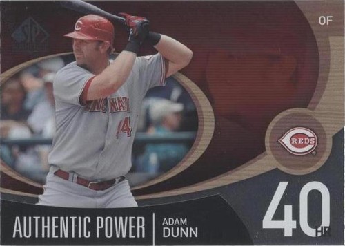 2007 SP Authentic - Adam Dunn #AP-1