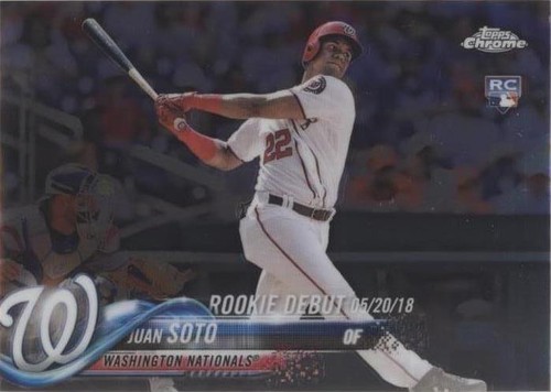 PSA 10 JUAN SOTO 2018 Bowman Chrome Prospects Yankees Rookie
