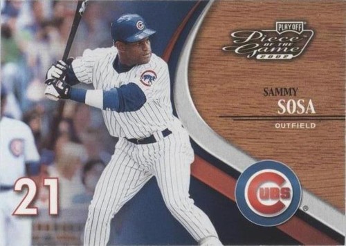 2002 Playoff Piece of the Game - Sammy Sosa #25